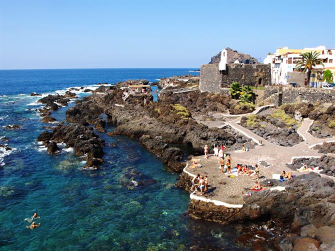 Steinpools, Garachico, Teneriffa