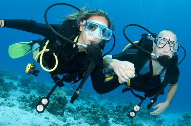 Scuba diving