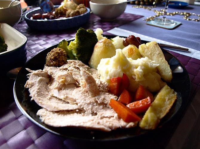 Roast Turkey Christmas Dinner, Tenerife