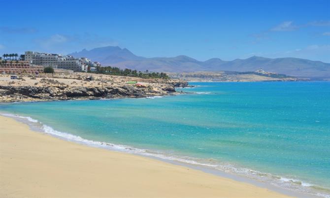 De bästa stränderna på Fuerteventura - Esmeralda-stranden