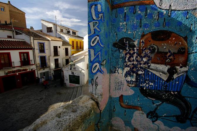 Granadas weniger touristische Wohngegend