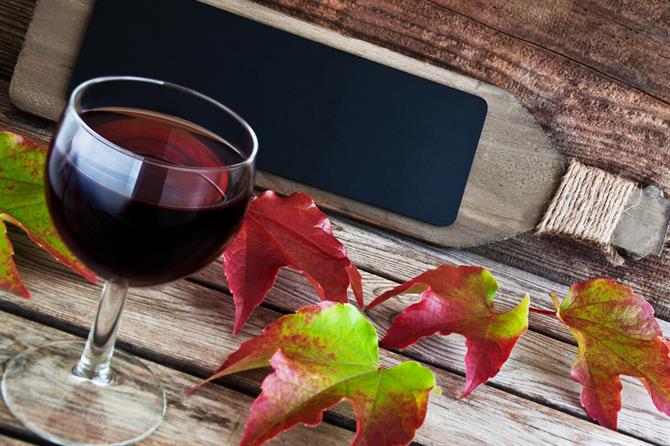 Turismo de vino en otoño en España