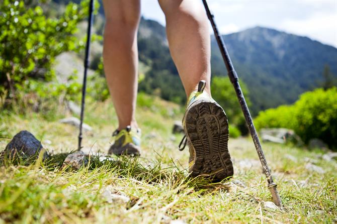 Promenad på fjällen i Spanien