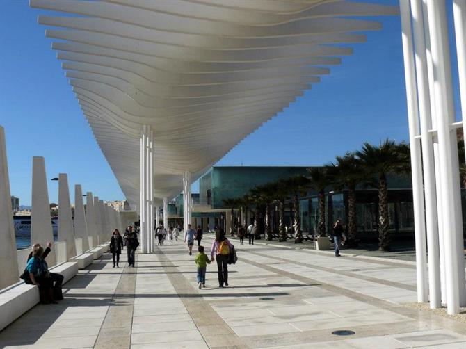 Malagas havnepromenade - Muelle Dos