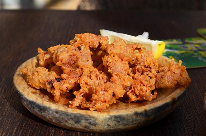 Fried squid, Tenerife