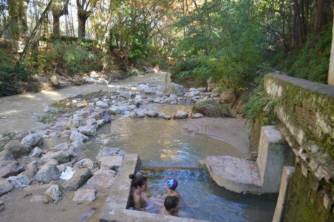 Hot pools in Alhama de Granada