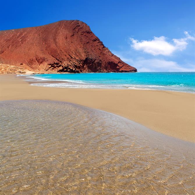 La Tejita-stranden på Tenerife