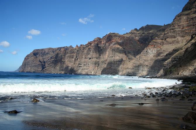 Plage de Los Gigantes à Tenerife - îles Canaries (Espagne)