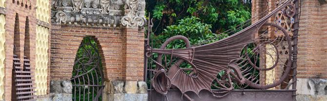 Pavellons Guell, Barcelone - Catalogne (Espagne)