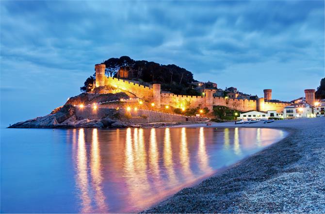 Festung am Meer in Tossa de Mar - Costa Brava