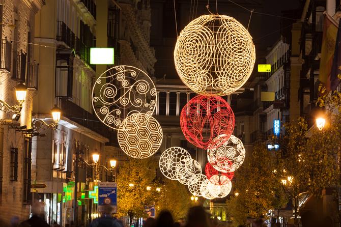Weihnachtsstimmung in Madrid