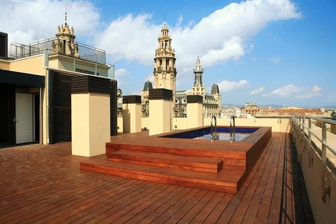 Roof terrace Barcelona
