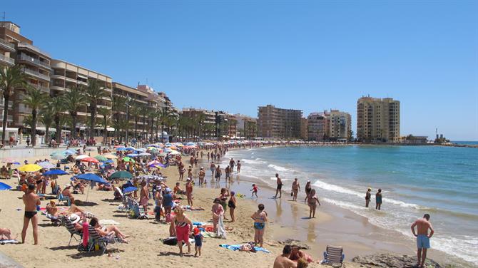 Torrevieja strand, Alicante