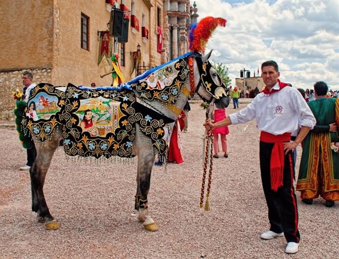 Stolzer Pferdebesitzer zur Fiesta Caballos del Vino