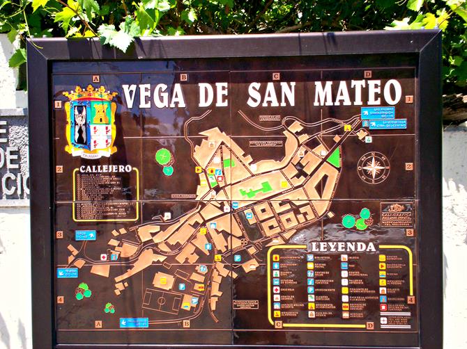 Vega de San Mateo street map