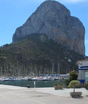Magnificent Ifach rock at Calpe