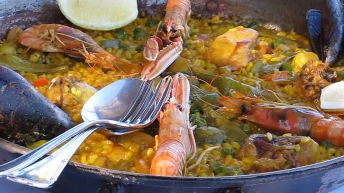 Seafood paella in Alicante