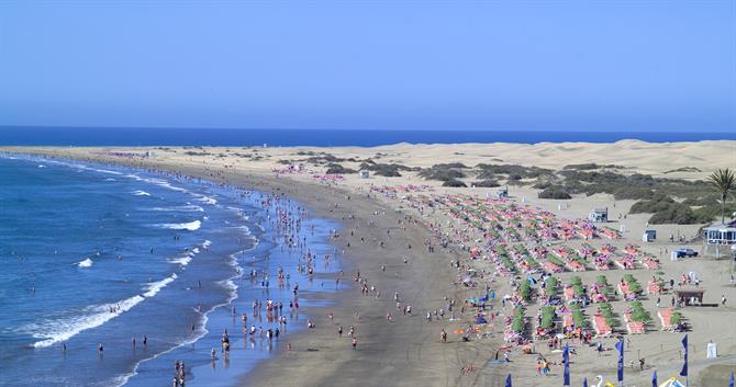 Playa del Inglés, Grande Canarie (Espagne)
