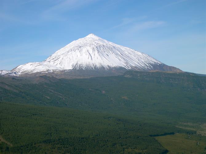 Tenerife - snow capped Teide