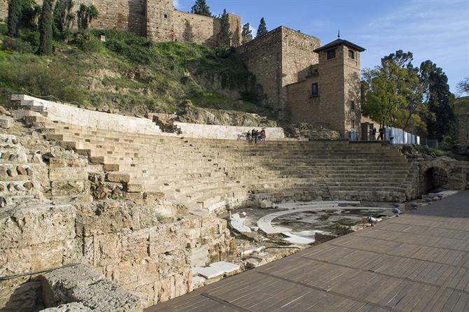 Théâtre romain de Málaga, Andalousie - Costa del Sol (Espagne)