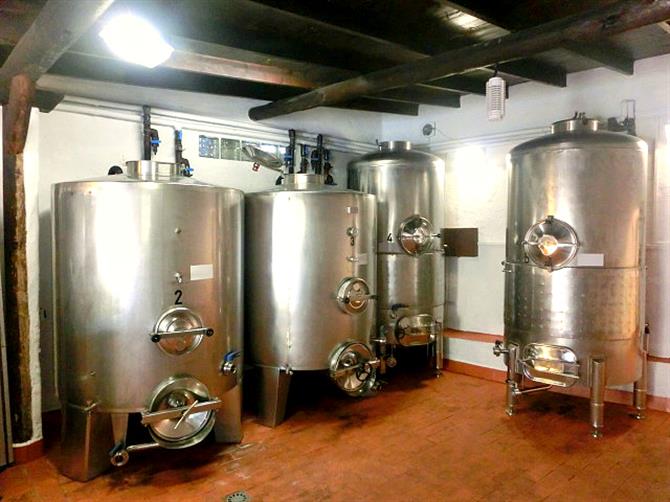 Bodegas Mondalón wine tanks