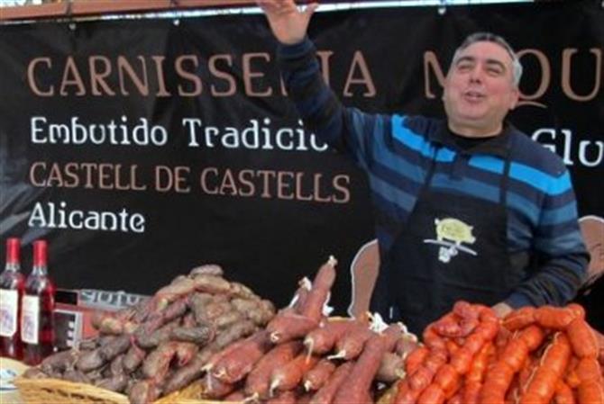 Sausages from the Alicante region