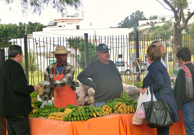 Banana stall