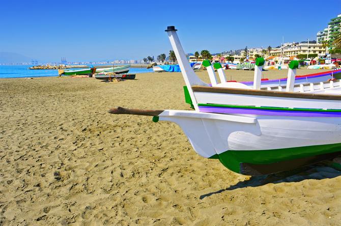 Playa de el Palo i Málaga