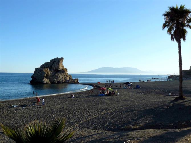 Playa Peñón del Cuervo, Malaga - Costa del Sol (Espagne)