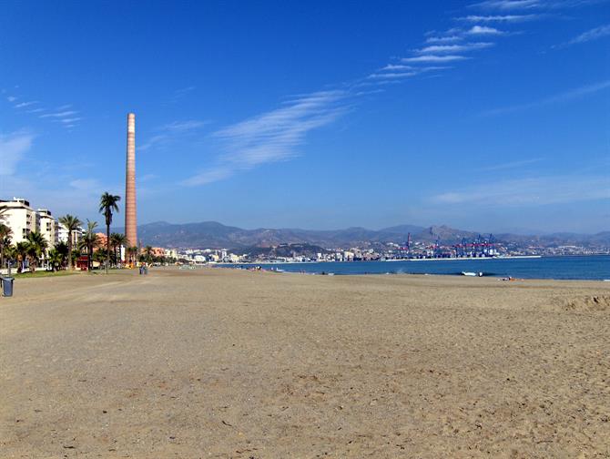 Playa de la Misericordia, Malaga - Costa del Sol (Espagne)