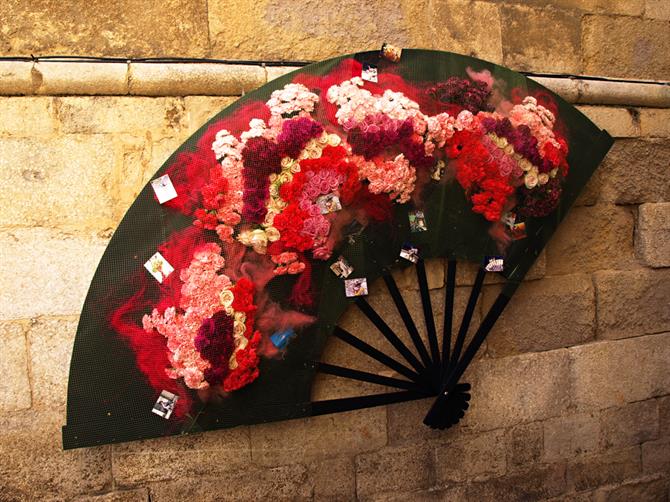 Blumenfächer, Temps de Flors, Girona