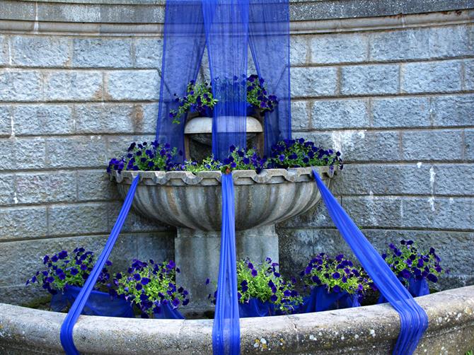 Flower fountain,Temps de Flors, Girona