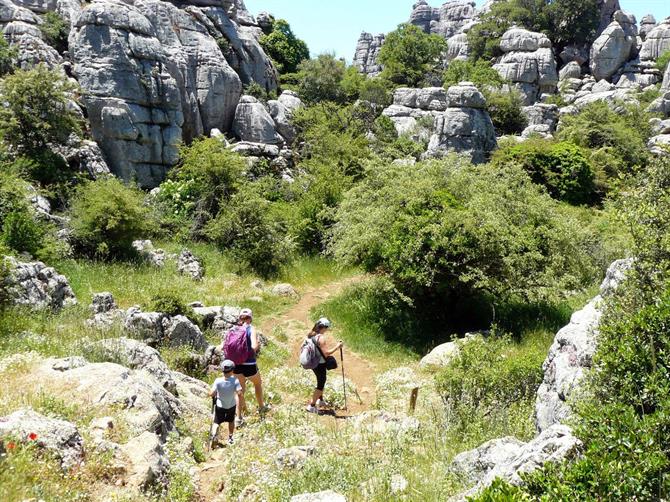 Hiking in El Torcal Antequera