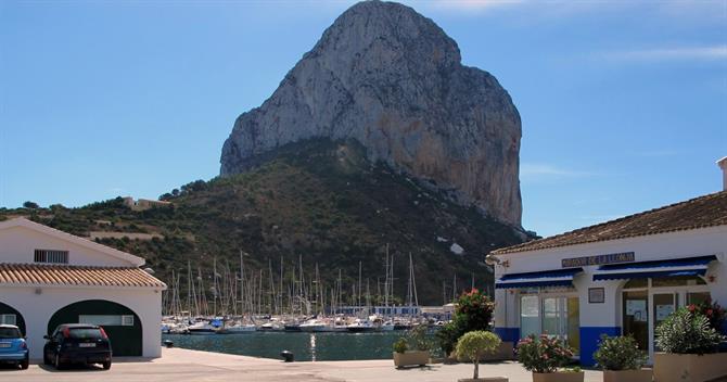 Penon de Ifach rock ved Calpe