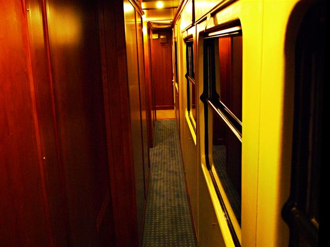 Corridor, El Transcantabrico luxury train, Asturias