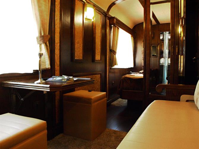 Sleeping carriage, El Transcantabrico, luxury train, Asturias