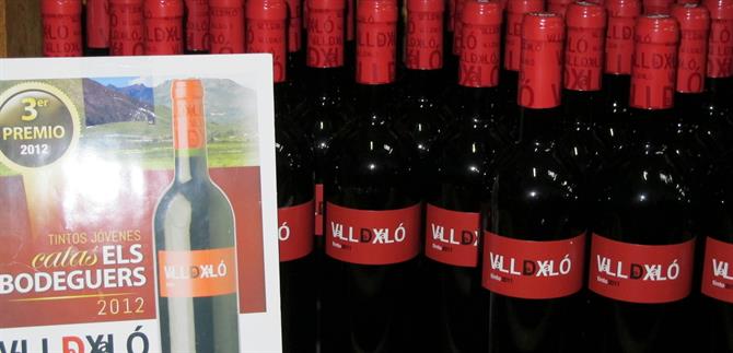 Prisbelønnet vin hos Bodegas Xalo, Jalon Valley, Alicante