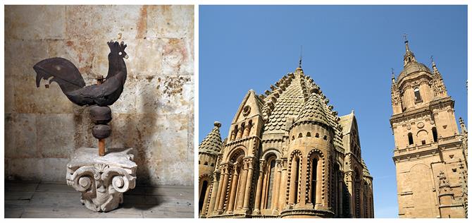 Tours de la Cathédrale et girouette - Salamanque (Espagne)