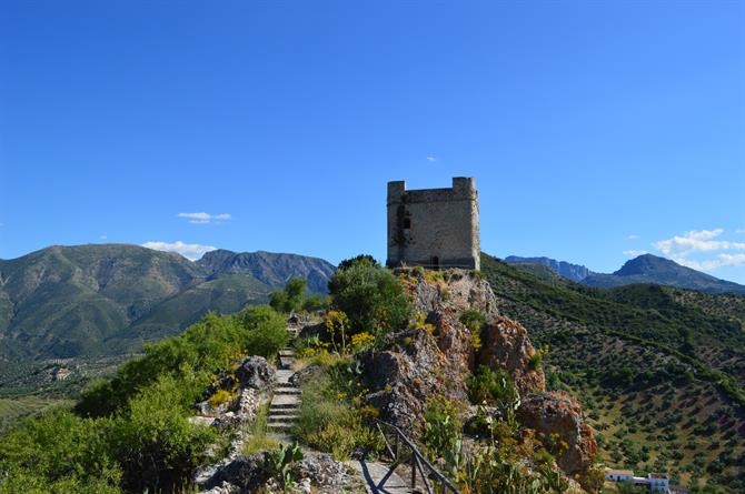 The castle at Zahara de la Sierra