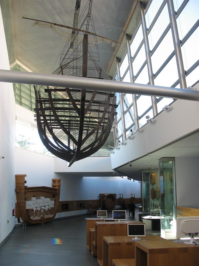 Ship displayed in Arqua Museum