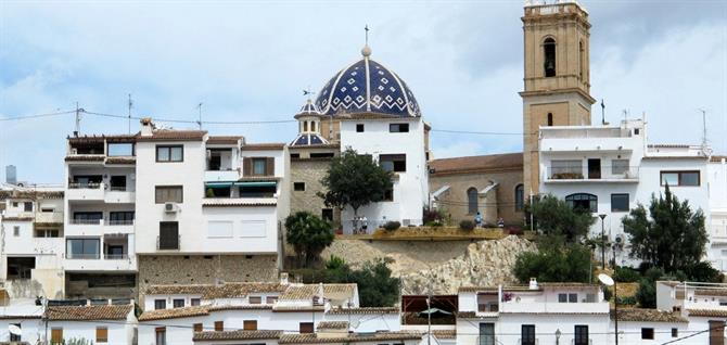 Altea's blue-domed church