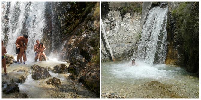 Watervallen Rio Chillar, Nerja