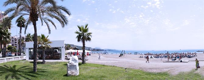 Strandbaren La caleta i Málaga