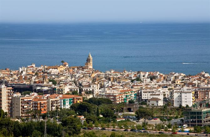 Utsikt over Sitges