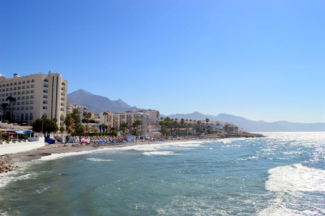 Playa de Torrecilla, Torrecilla beach, Nerja