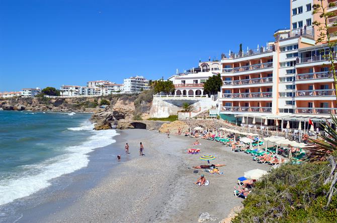 Playa de La Caletilla, Nerja - Costa del Sol (Espagne)