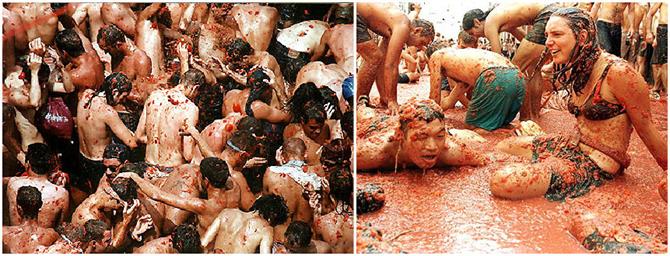 Tomatina de Buñol, Valence (Espagne)