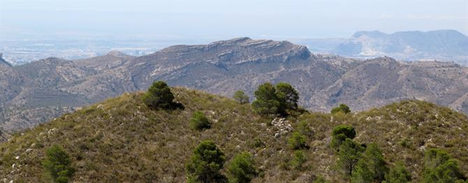 Mountains between Jijona and Agost, Alicante