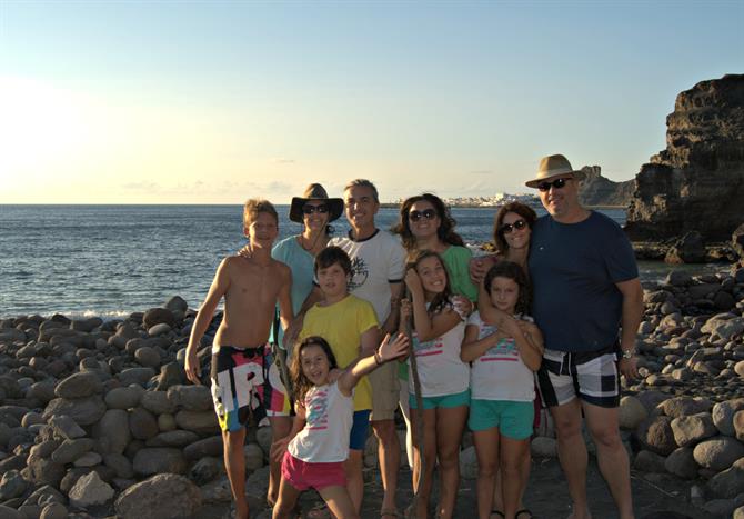 Playa de Guayedra family photo