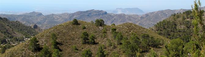 Alicante mountain ranges